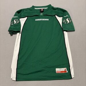 Saskatchewan Roughriders Football Jersey Kids Size XL Green Blank Summer CFL